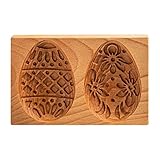 【Haltbares Material】: Die Weihnachtskeksform aus Buchenholz und Leinöl ist langlebig, sicher und sauber. Und es ist mit festen Nähten ausgestattet, die nicht abfallen.