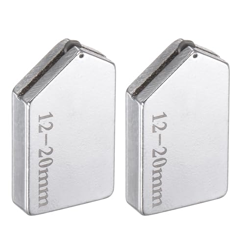 HARFINGTON 2Pcs Glass Cutter Replacement Heads 12mm-20mm Tungsten Carbide Replacement Cutting Blades Replacement Cutter Head for Glass Cutter Tool