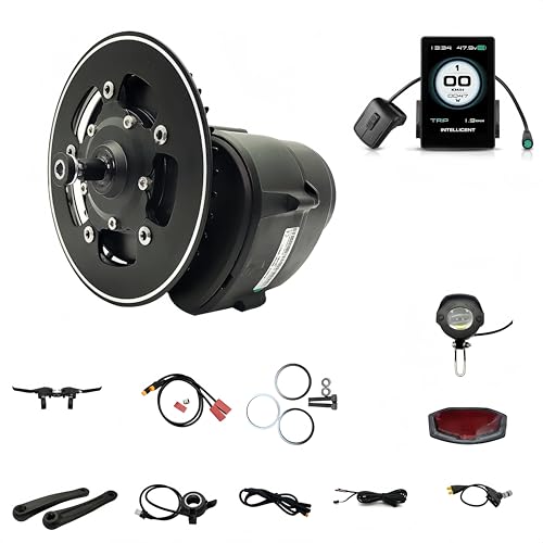 TSDZ2B 36V 250W 350W 48V 500W Drehmomentsensor DIY E-Bike Mittelmotor Set mit 860C-Display für 68-73mm Tretlager (48V 250W, Bremsensor)