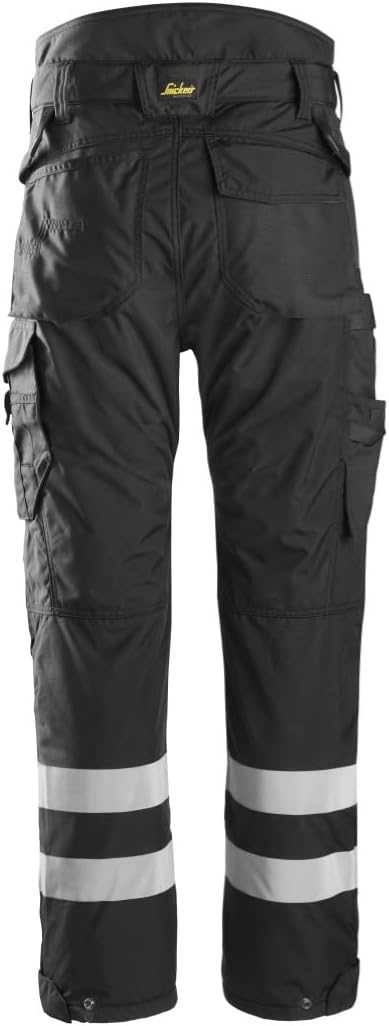 Snickers Workwear U66190404006 AllroundWork Insulated Work Pants (Black/Black) - Large