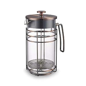 CAFETEIRA FRANCESA EM VIDRO E AÇO INOX 1000ML - OXFORD