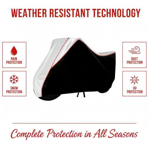 Image of Stylish Water Resistant Scooty Body Cover Compatible with Jupiter 125 & All Models | UV Protection, Dustproof, Heat Resistant, Two Wheeler | New All Weather Protection, Dust & Rain