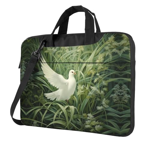 Bolso de hombro para laptop con compartimento acolchado y maletín duradero para computadora