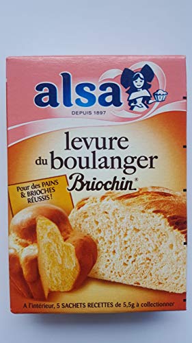 Alsa Levure du boulanger Briochin - Les 5 sachets, 28g