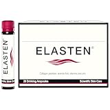 ELASTEN. El colágeno bebible original alemán para una piel bella desde el interior, contra las arrugas y la flacidez, 28 ampollas bebibles a 25ml.