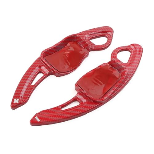 �p�h���V�t�^�[�J�o�[ Compatible With Passat 3C V6 For Variant R36 Sportline For Golf 5 MK5 V R32 GTX GT-TSI �X�e�A�����O�z�C�[���p�h���V�t�g�G�N�X�e���V������(Red)