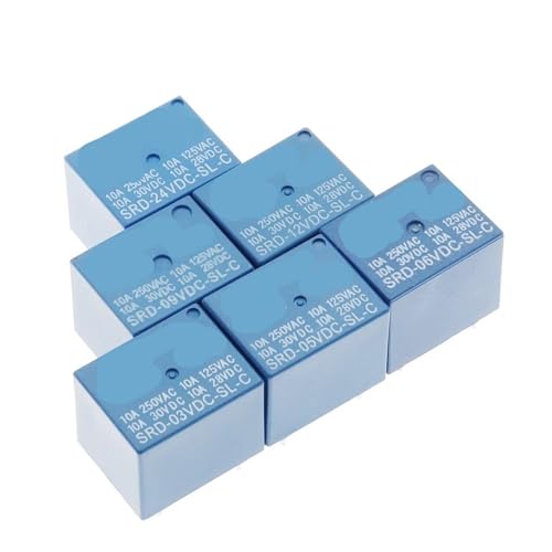 Relé de 5V SRD-05VDC-SL-C con conmutador de 10A y 250VCA para placas Arduino y PCB