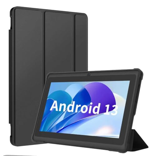 GOZZGEAR Android 13 Tablets 7 inch, Parental Control, Tablet PC, Bluetooth, Dual Camera, WiFi, Portable Tablet PC with Black Case 2-Year Warranty
