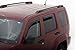 Auto Ventshade [AVS] In-Channel Rain Guards for 2008 - 2014 Jeep Liberty | Window Vent Visors, 4 pcs. - Smoke | 194964