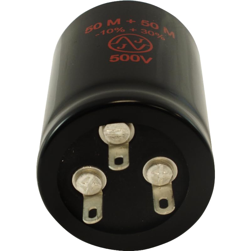 Capacitor - JJ Electronics, 500V, 50/50uF, Electrolytic