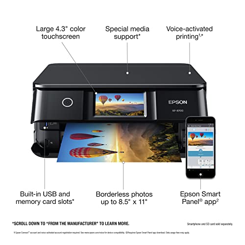 Epson Expression Photo XP-8700 Wireless All-in-One Printer