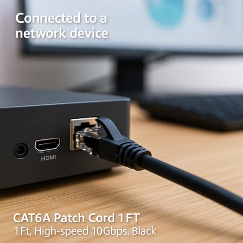 Câble Ethernet blindé S/FTP Cat6A 10 Gbit/s lot de 5 pièces - 4
