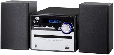 Mooov 477365 - Microcadena HiFi Estéreo 50W con Tocadiscos, Reproductor CD, Bluetooth, Radio FM, USB, AUX-IN, RCA, Mando a Distancia | Equipo de Música Compacto con Sonido Potente y Diseño Elegante