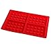 OFKPO Molde de silicona - para hornear magdalenas o gofres (rojo)