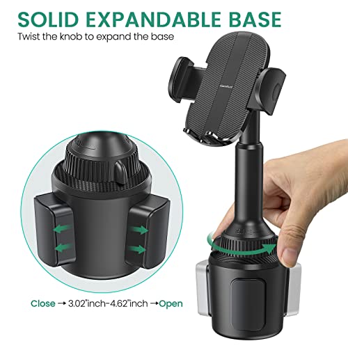 Golf Cart Phone Holder Mount, Golf Cart Accessories Universal Cup Phone Holder Mount for All 4.7-6.8" Cell Phones, Fit EZGO Club Car Yamaha, Car, Truck, Golf Gifts for Men, Women - Image 4