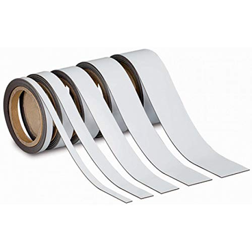 Cinta De Marcado Magnética. Los 5Cm Los X 3M En Oferta Maul Etiquetado Banda, Color Weiß 5 Cm