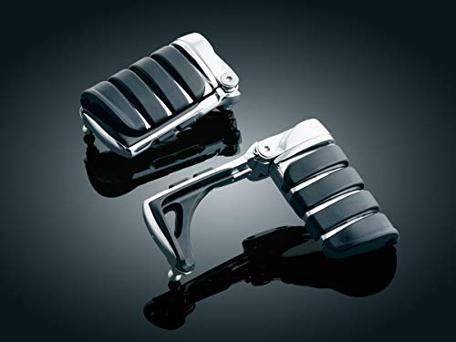 Kuryakyn 4446 Motorcycle Footpegs: Switchblade Pegs Without Adapters For 2010-19 Harley-Davidson Motorcycles, Chrome, 1 Pair #TOP4