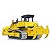 wheelfun Metal 1/12 RC Hydraulic Bulldozer D155AX RTR Heavy Dozer Model 7 Way Valve 1.0L Oil Pump 5 Plows Radio Master TX15 Radio Battery Hobby Grade Model for Adult