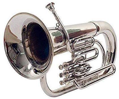 New Jaibharat Musicals Euphonium brass (Silver)-picture-11