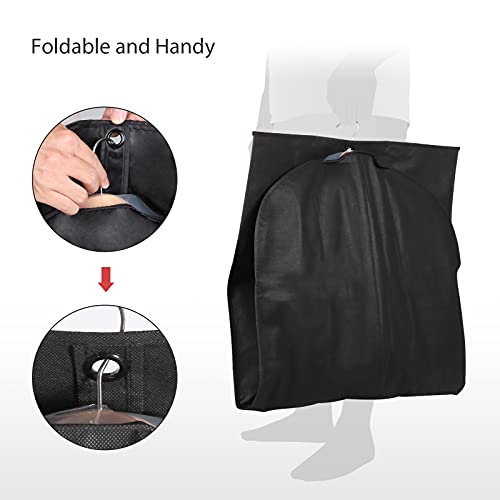 Image of Univivi 16 Pack Suit Bags Garment Bag for Men Storage 40-inch Clothes Cover with Clear Window and ID Card Holder for Suit Jacket, Skirt, Shirt and Coat