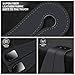 CHOSMOYI 2 Packs Car Seat Hooks, Leather Car Headrest Hook, Car Purse Hook Seat Back Hanger Storage Organizer, Car Hook for Purses and Bags(Black)