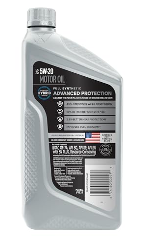 Image of Valvoline Advanced Full Synthetic SAE 5W-20 Motor Oil 1 QT, Case of 6