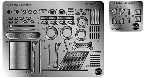 プラッツ/NuNu 1/24 レーシングシリーズ BMW 320si E90 2008 WTCC ブラウンズハッチ ウィナー用ディテール...