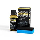 XTryfun Plastic Restorer for Cars, Ceramic Coating Black Trim Restoration, Plastic Trim Restorer for Automotive Exterior and Interior, Resists Water, UV Rays, Dirt