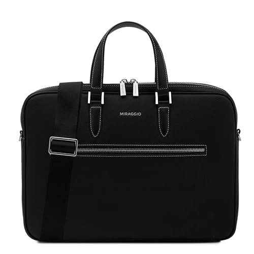 Image of Miraggio Aero Laptop Messenger Bag | up to 15''| Adjustable Strap & Zipper Closure | Laptop Crossbody Bag | Multiple Organisers | Office Bag for Men & Women