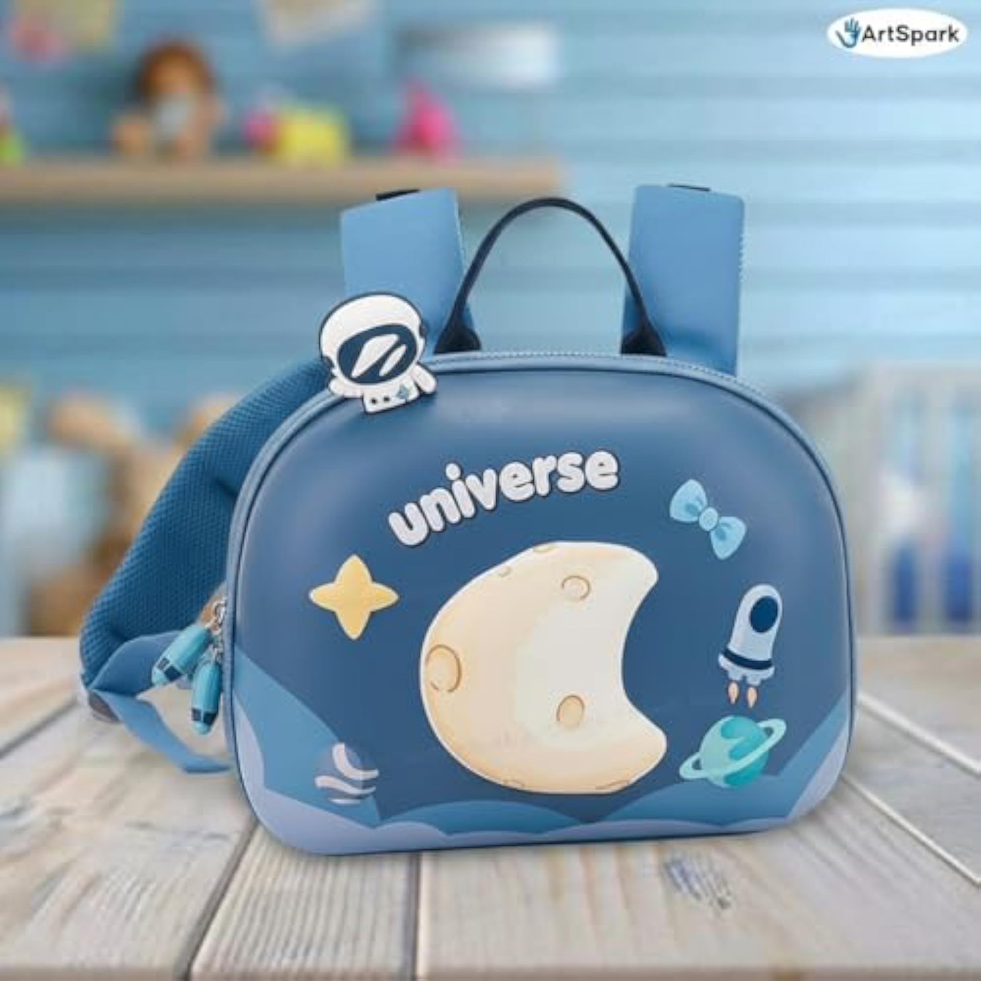 Space Theme Cartoon Backpack for Toddlers
