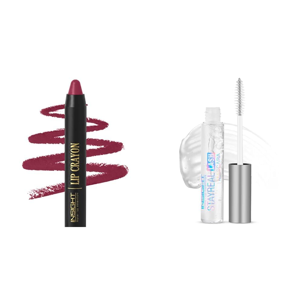 INSIGHT Long Lasting Lip Crayon – All-Day Comfort INSIGHT Stay Real Lash Mascara - Transparent-image-37