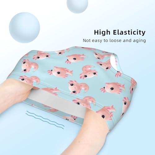 Cute Swimming Pink Axolotl Girls' Underwear Soft Cotton Little Girls Panties Comfort Briefs4