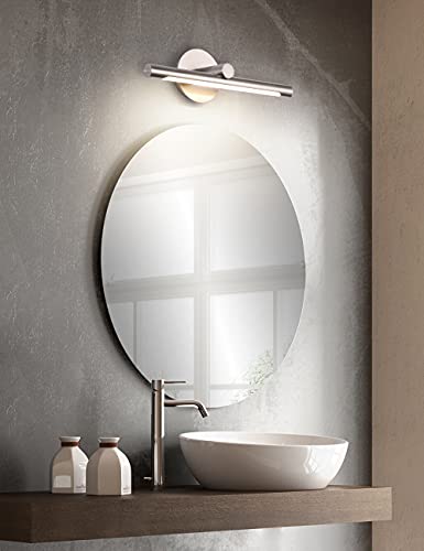 Jusheng Modern Led Picture Light 16.33" Inch, Metal Wired Gallery Light Wall Mount Picture Light For Paintings Art Lighting Accent Lamps, 9W (45W Eqv.), 3000K Warm White 560Lm, Brushed Nickel Finish #TOP2