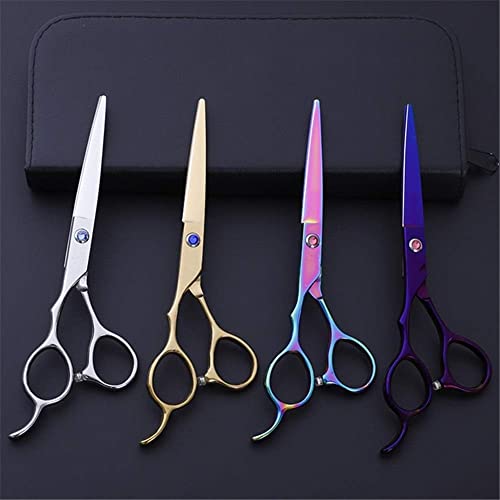 Ciseaux de coiffure gaucher en acier affûté pour coupe précise - 6