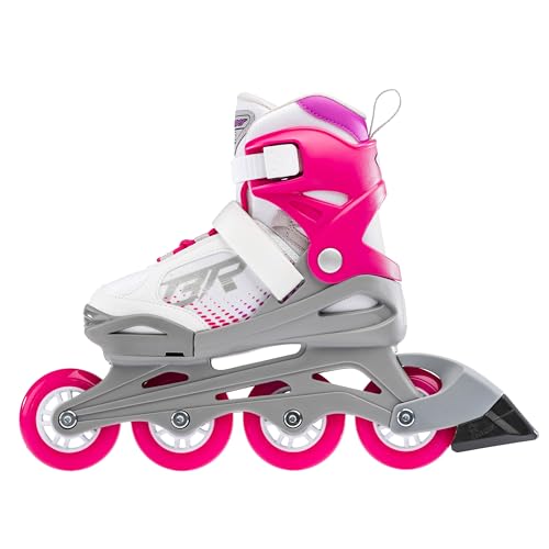 Bladerunner Phoenix G Inline Skate, White/Fuchsia, 12J-2