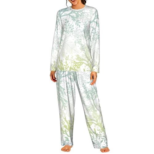 Pyjama assorti algues vertes pour des soirées cocooning confortables