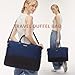 LOVEVOOK Travel Bags for Women - Weekender & Carry On Set, 4 Pcs, Royal Blue-Black