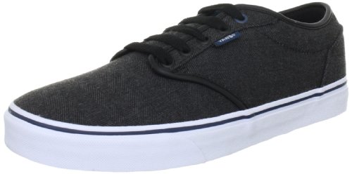 Vans Men's Atwood Canvas Trainers Sneaker, Black/Orion, 9 M US