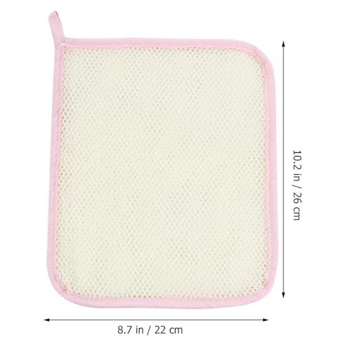 Toallas de baño de nailon rosa: juego de 5 toallas de secado rápido lavables a máquina 3