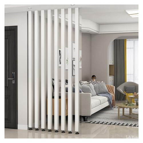 ���߉\�ȑ��t���ؐ��p�[�e�B�V�����|�X�g8�{�ƃI�t�B�X�p�[�e�B�V�����|�X�g�A�o�X���[��/���r���O���[��/���փz�[���pDIY�ǃp�l��(Color 3,120cm/47.2in/3.93ft)