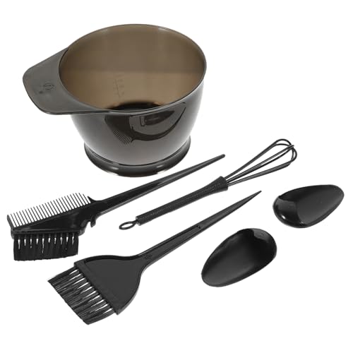 Healeved 10pcs Hair Tool Kit Dye Root Touch-up Soft Brush Dye Kit Easy to Clean Home Salon Use