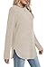 Sampeel Womens Early Fall Fashion 2025 Tunic Tops for Women Loose Fit Dressy Casual Sweaters Long Sleeve Shirts Fall Clothes Outfits Beige L