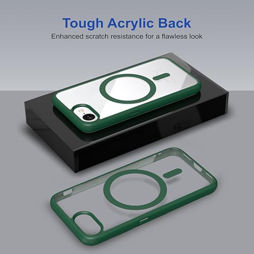 Image of Zapcase Back Case Cover for iPhone 16e | Compatible for iPhone 16e Back Cover | Scratch-Resistant | Forest Green