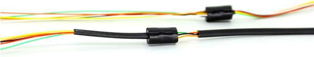 Taidacent Mini Cap Conductive Slip Ring DIY Handheld PTZ Collector Ring Rotating Electrical Contact Connector Small Slip Ring OD6.5mm 6way 1A