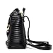 Sfly Women Fashionable Casual Daypacks Leather Backpack with Vintage Look and Unique cute Moto Jacket Design