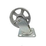 ♥ Use acero de alta calidad, agregue mantequilla, gire 360 ​​° sin ángulo muerto, el espacio del soporte es pequeño y la capacidad de carga es mayor. La superficie de la rueda tiene su propia textura, lo que aumenta el agarre de la rueda y no es fácil de deslizar.
