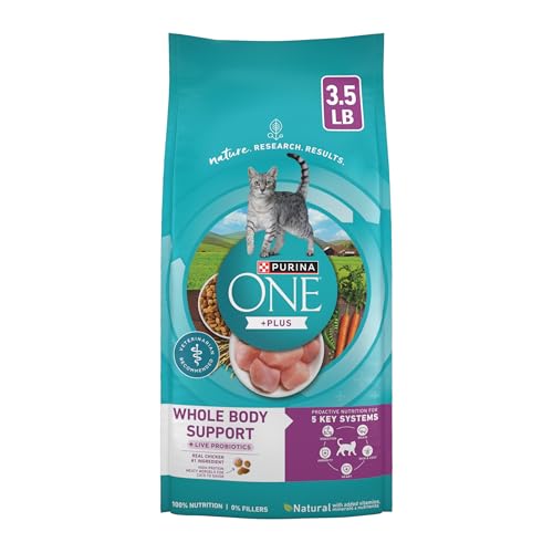Purina ONE Plus Whole Body Support with Chicken Dry Cat Food - 3.5 lb. Bag
