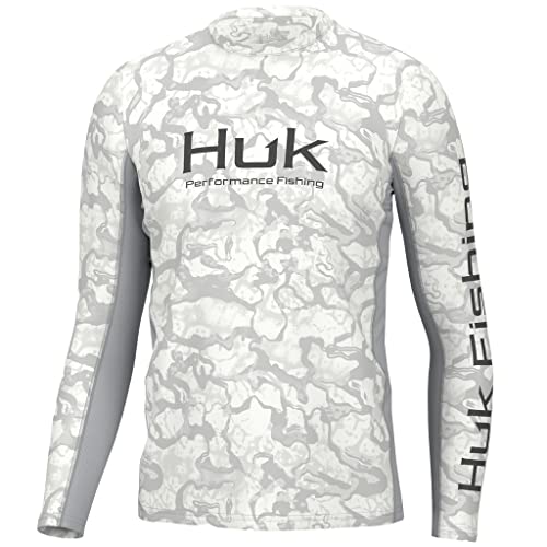 Image of HUK Men's Icon X Long Sleeve Shirt, Performance Fishing Shirt