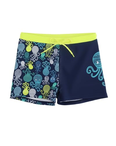 SWAUSWAUK Bañador para Niño 3 12 años con Forro, Cintura Ajustable, Diseño Veraniego