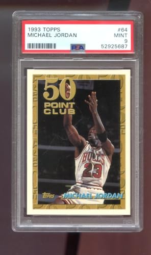 1993-94 Topps #64 Michael Jordan PSA 9 Graded Basketball Card